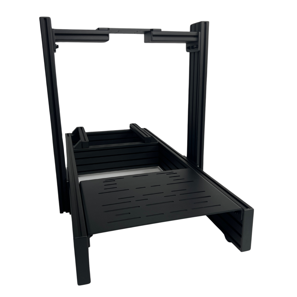R-MAX 160x40 Aluminium Profile Sim Rig - Black Edition