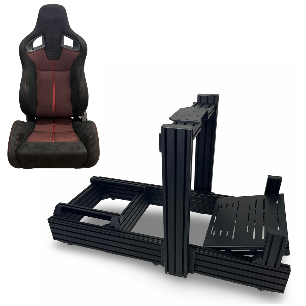 R-MAX 160x40 Aluminium Profile Sim Rig - Black Edition