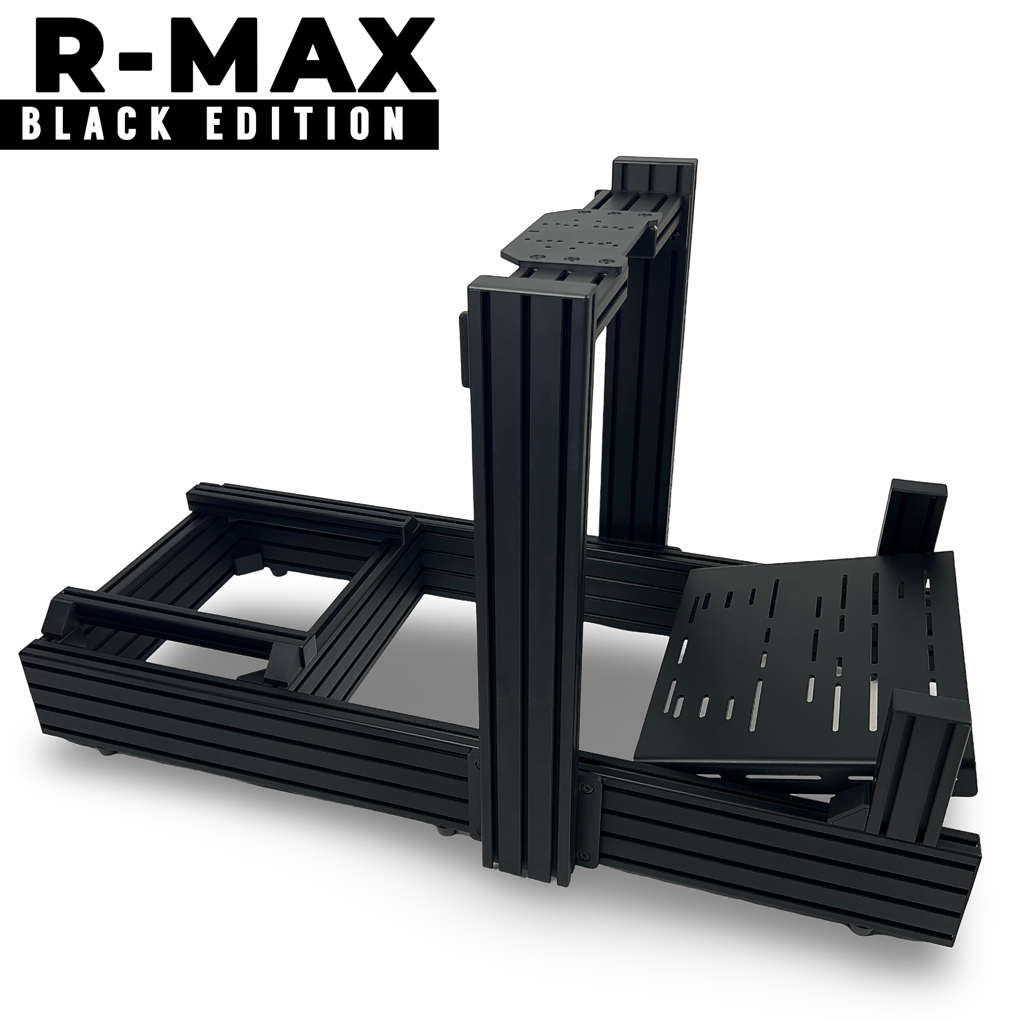 R-MAX 160x40 Aluminium Profile Sim Rig - Black Edition