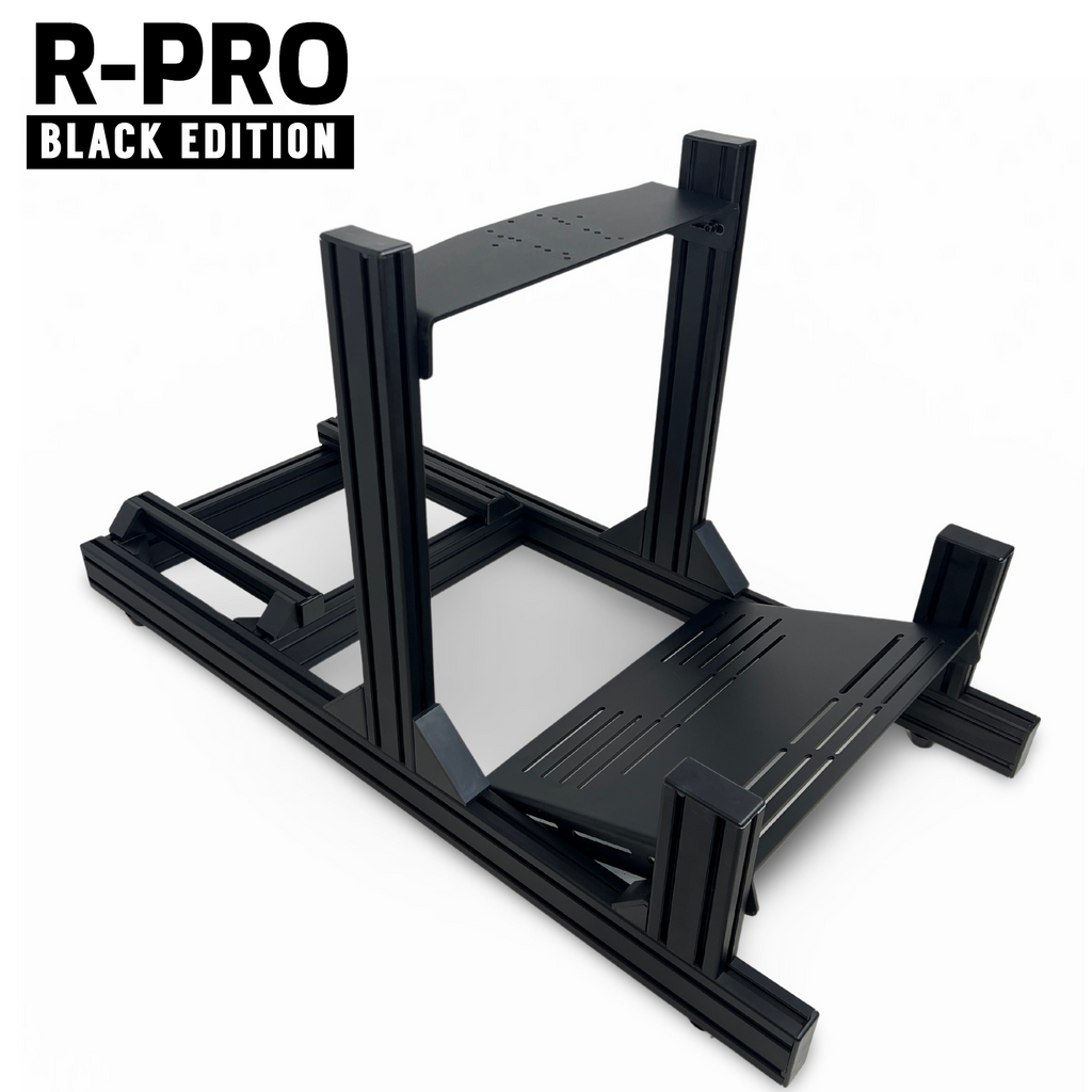 R-PRO 80x40 Aluminium Profile Sim Rig - Black Edition