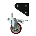 Caster Wheels with Mounting Plates (Set of 4)